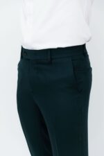 Costum Mire & Nas Verde Rever cu Detaliu Detașabil - imagine 2