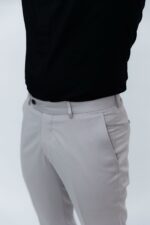 Costum Bărbați Gri Deschis Smart Casual - imagine 2