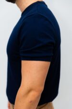 Tricou Bărbați Bleumarin Bumbac - imagine 4