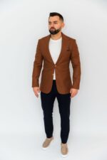 Tricou Bărbați Alb Bumbac - imagine 2