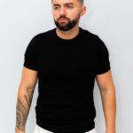 Tricou Premium Barbati Negru Bumbac