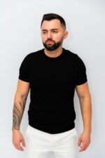 Tricou Premium Barbati Negru Bumbac