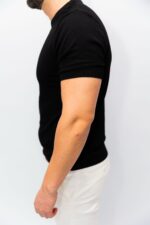 Tricou Premium Barbati Negru Bumbac - imagine 2