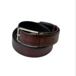 Curea Barbati Maro Inchis Din 100% Piele Naturala De Vita