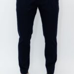 Pantaloni Bleumarin Italienesti Cu Pense Barbati
