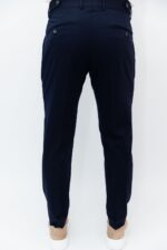 Pantaloni Bleumarin Italienesti Cu Pense Barbati - imagine 4