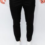 Pantaloni Negri Vara Din Bumbac Natural Santaderia
