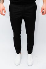Pantaloni Negri Vara Din Bumbac Natural Santaderia