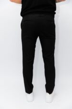 Pantaloni Negri Vara Din Bumbac Natural Santaderia - imagine 6