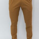 Pantaloni Bej Italienesti Cu Pense Barbati