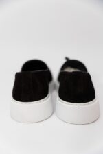 Mocasini Smart Casual Negri Bărbați Piele Întoarsă - imagine 5