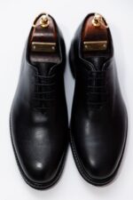 Pantofi Eleganți Bărbați Negri Mati Oxford Din 100% Piele Naturală Talpă Din Spumă - imagine 7