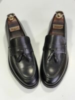 Mocasini Bărbați Loafers Negri 100% Piele Naturală