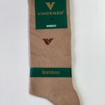 Sosete Barbati Crem Simple Inalte 100% Bambus