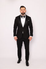 Costum Mire & Nas Negru Rever Italienesc - imagine 2
