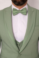 Costum Mire & Nas Verde Fistic Rever Detașabil set:4 piese - imagine 5