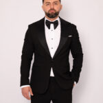 Costum Mire & Nas Negru Rever Italienesc