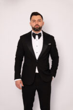 Costum Mire & Nas Negru Rever Italienesc