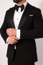 Costum Mire & Nas Negru Rever Italienesc - imagine 4