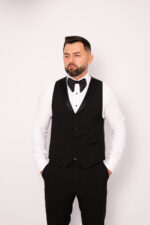 Costum Mire & Nas Negru Rever Italienesc - imagine 6