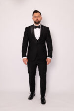 Costum Mire & Nas Negru Rever Detașabil set:4 piese - imagine 2