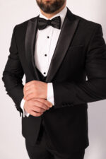 Costum Mire & Nas Negru Rever Detașabil set:4 piese - imagine 3